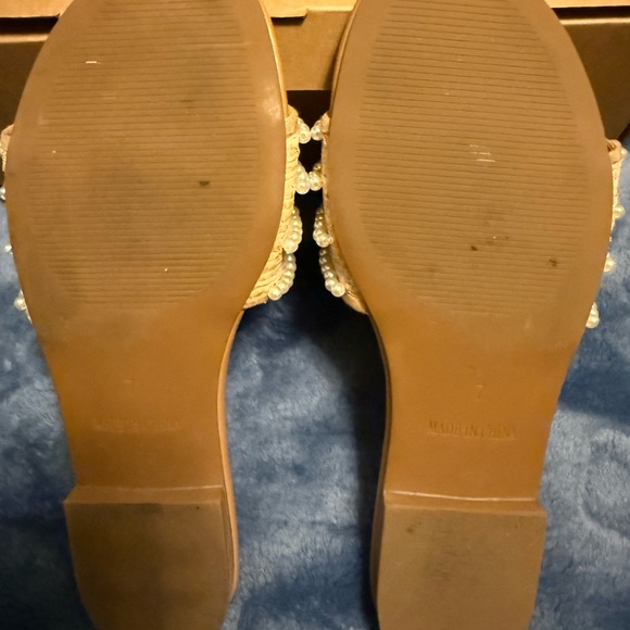 J. Crew Brown Pearl Embellished Mules - Picture 3 of 3